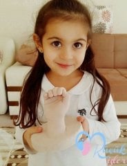 3 boyutlu çocuk el izi heykeli seti