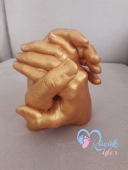 Sevgiliye seti Altın rengi