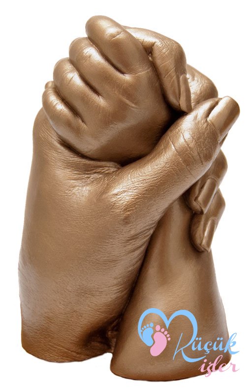 Anne-çocuk seti Altın rengi