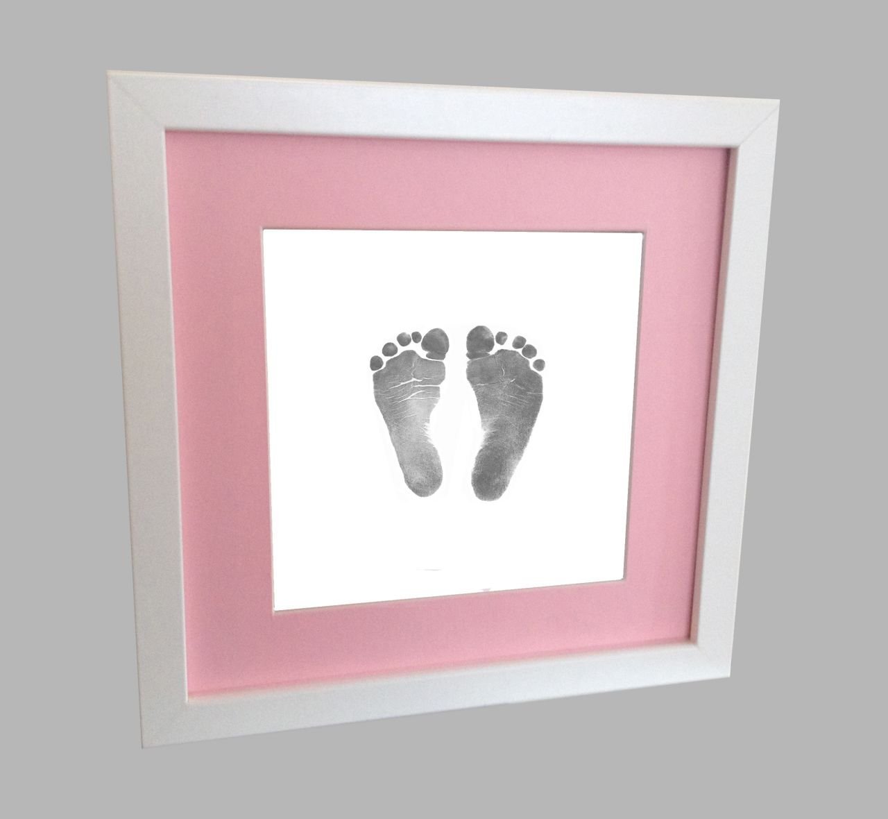 Inkless print beyaz çerçeveli el ve ayak izi alma seti
