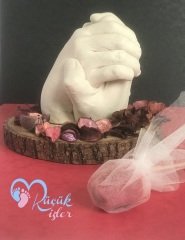 Ahşap stand'lı Sevgiliye Seti