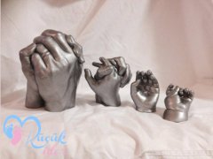 Bütün Aile seti Gümüş rengi