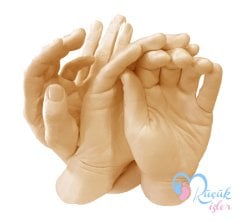 Bütün Aile seti Ten rengi