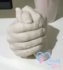 Cam fanuslu Sevgiliye seti Gümüş rengi