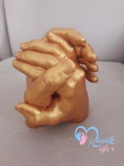 Cam fanuslu Sevgiliye seti Gümüş rengi